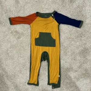 Kyte Baby retire Marigold color block Long all 3-6M
